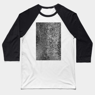 Disco Silver Ball Abstract Baseball T-Shirt